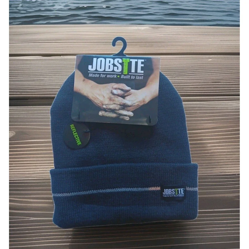 Beanie Cap, By JobSite, One Size Fits Most, Gray
